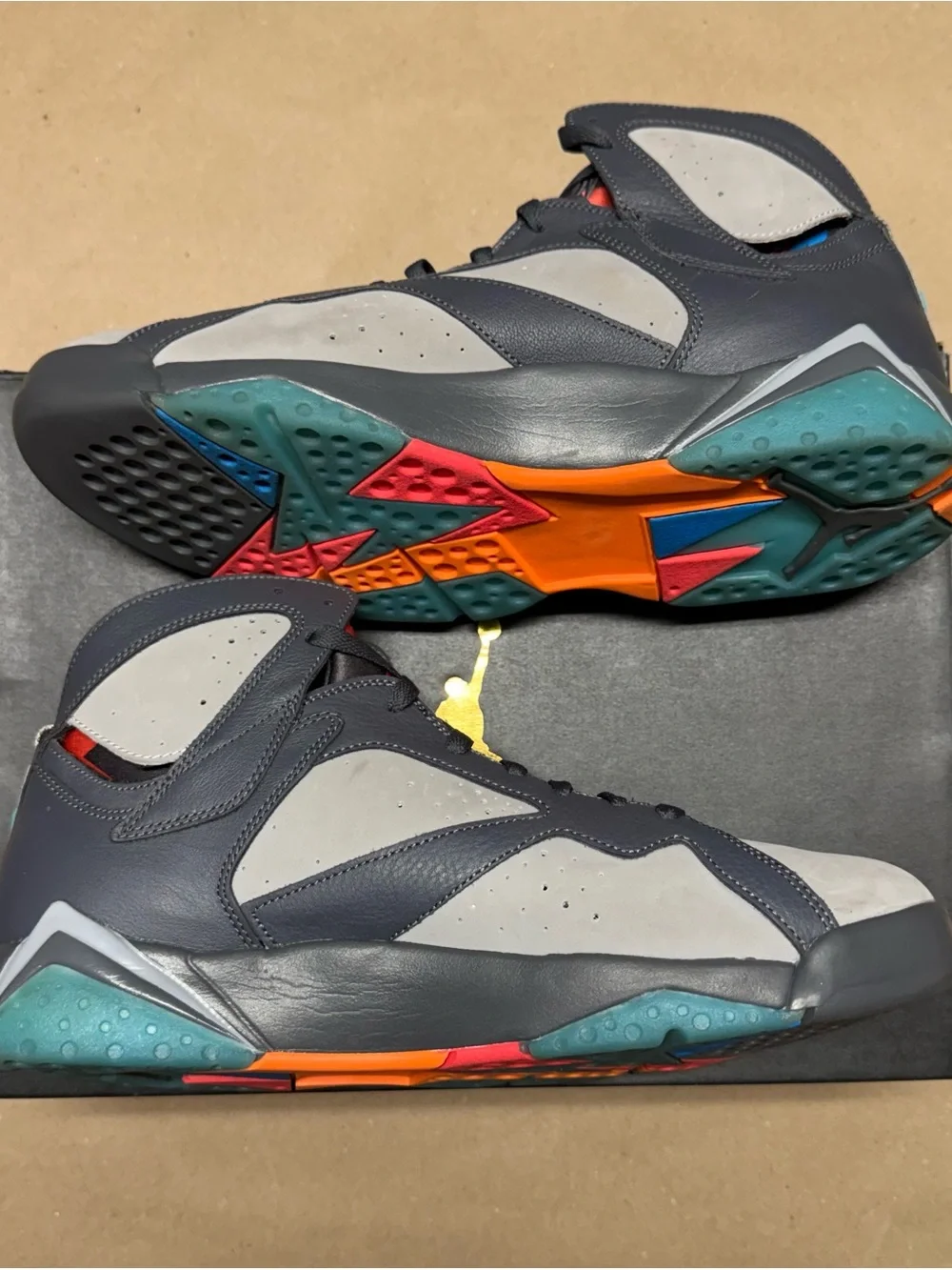 Nike Air Jordan 7 VII Retro Barcelona Days Mens size 12 Basketball Shoes Rare!